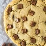 Giant Chocolate Chip Peanut Butter Cookie