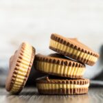 A stack of Homemade Peanut Butter Cups.