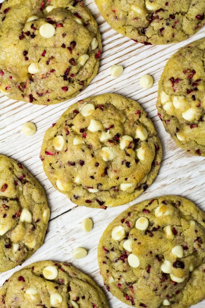 White Chocolate Raspberry Cookies - Simply Bake