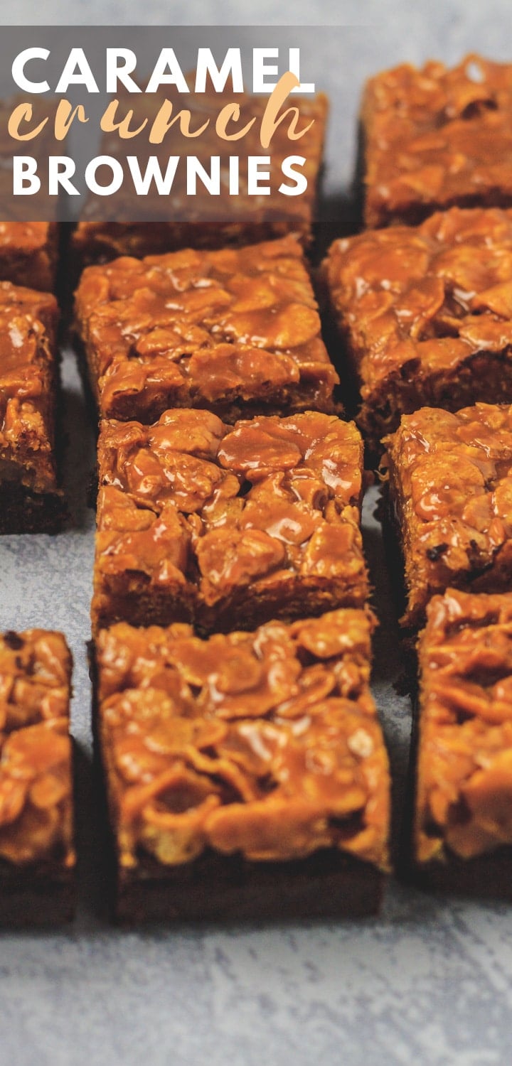 Caramel Crunch Brownies - Simply Bake