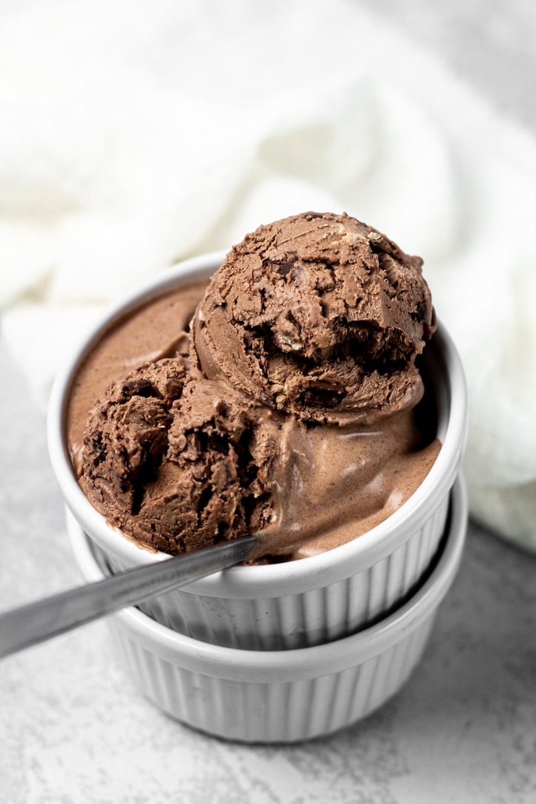 No-Churn Mocha Ice Cream