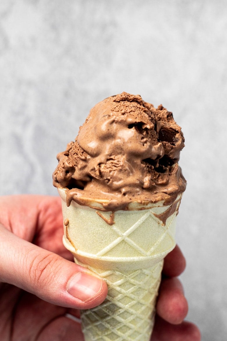 No-Churn Mocha Ice Cream