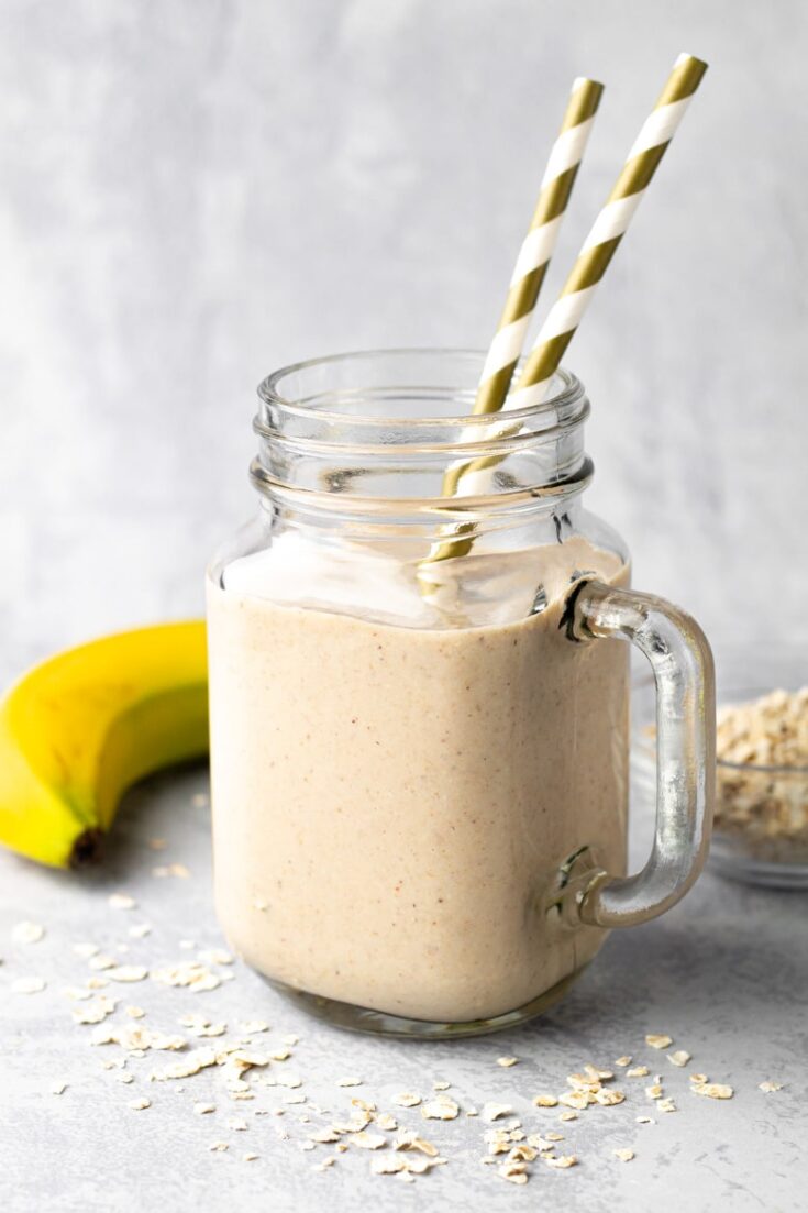 Banana Oatmeal Smoothie Simply Bake banana-oatmeal-smoothie-simply-bake