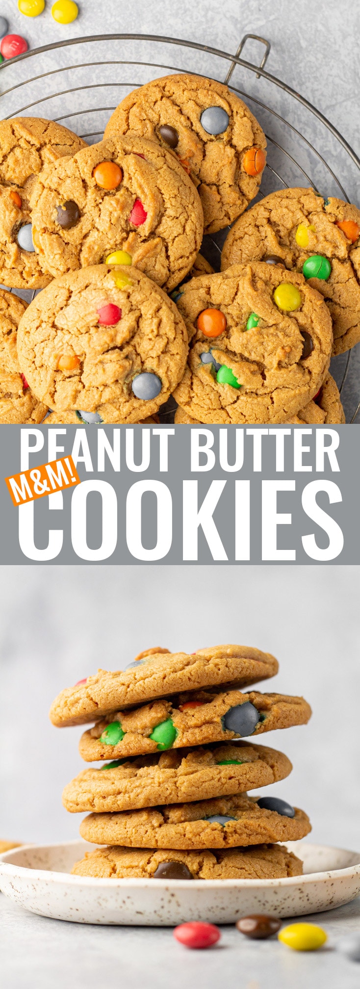Peanut Butter M&M Cookies