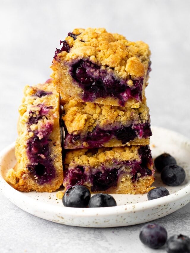Blueberry Crumble Bars