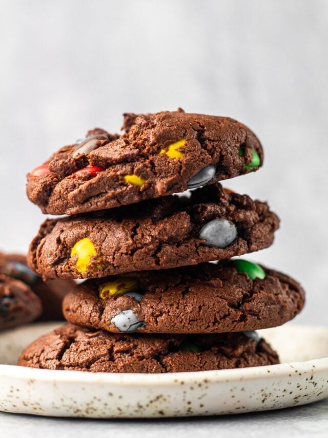 Chocolate M&M Cookies