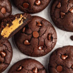 Peanut Butter Stuffed Chocolate Cookies