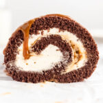 Chocolate Caramel Swiss Roll