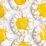Lemon Curd Thumbprint Cookies
