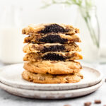 Brownie Stuffed Chocolate Chip Cookies