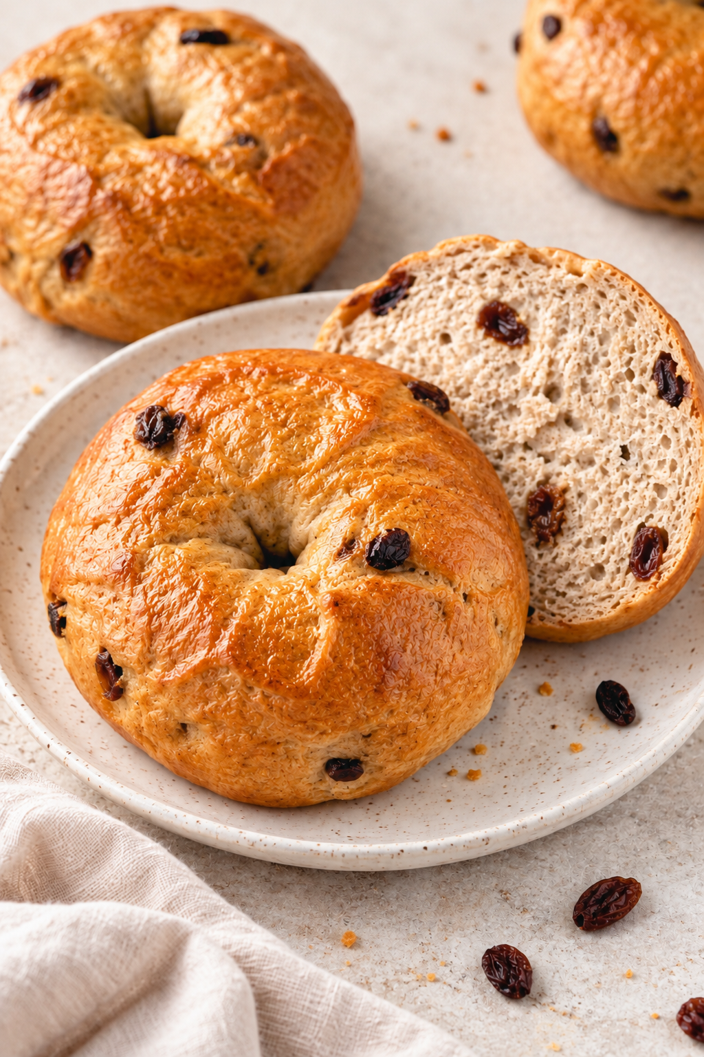 Cinnamon Raisin Bagels