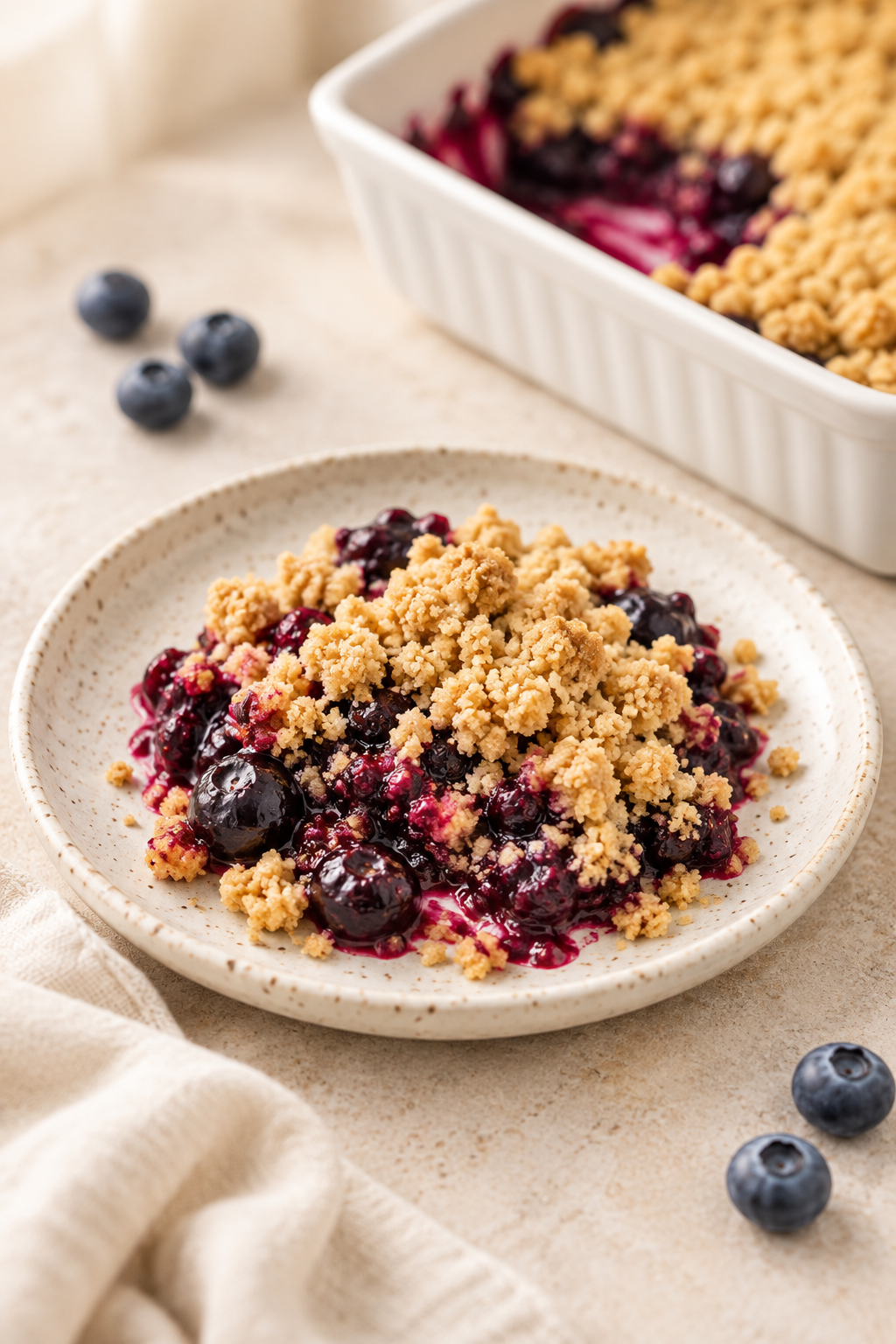 Blueberry Crumble