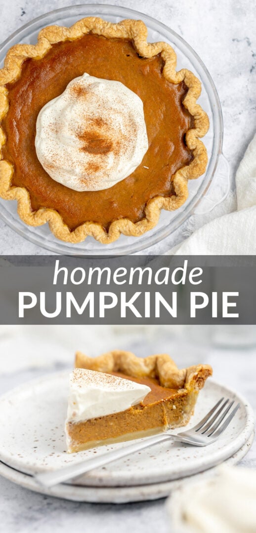 Homemade Pumpkin Pie